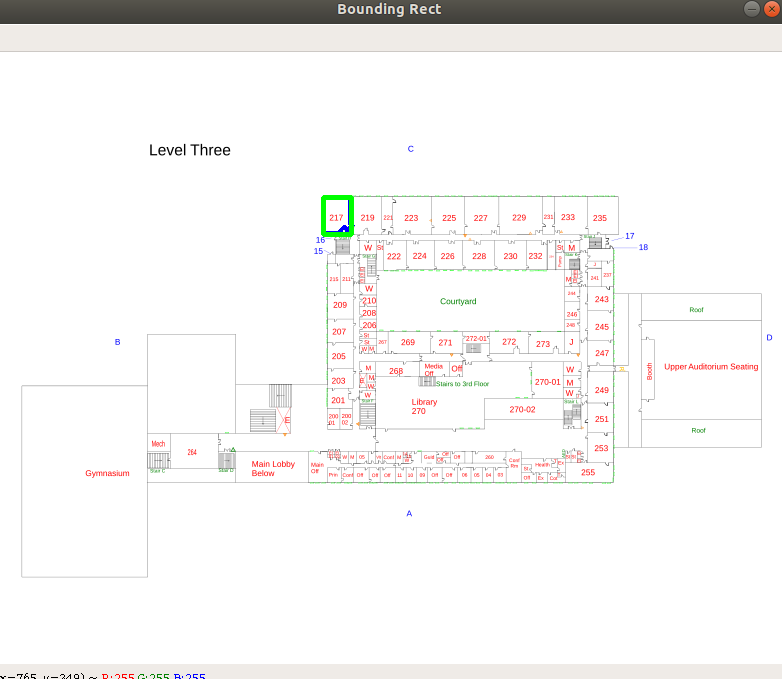 Outlined Contour and Bounding Box